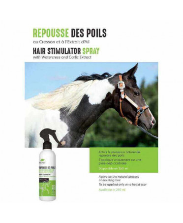 Spray repousse poils chevaux Biogance qrsecurite animal