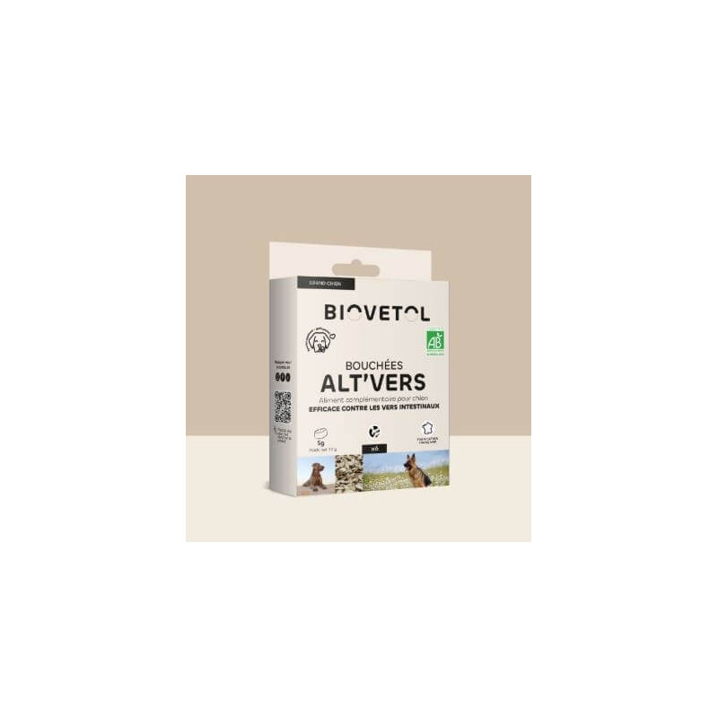 Biovetol-Alt vers pour grand chiens BIO-Natura Equidog Vesenaz