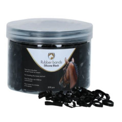 Excellent Chevaux Elastiques en silicone noir-Natura Equidog Vesenaz