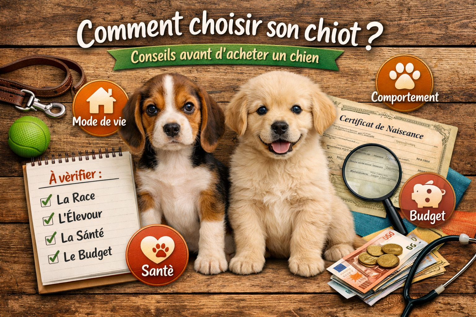 Comment choisir son chiot ? Conseils essentiels avant d’acheter un chien
